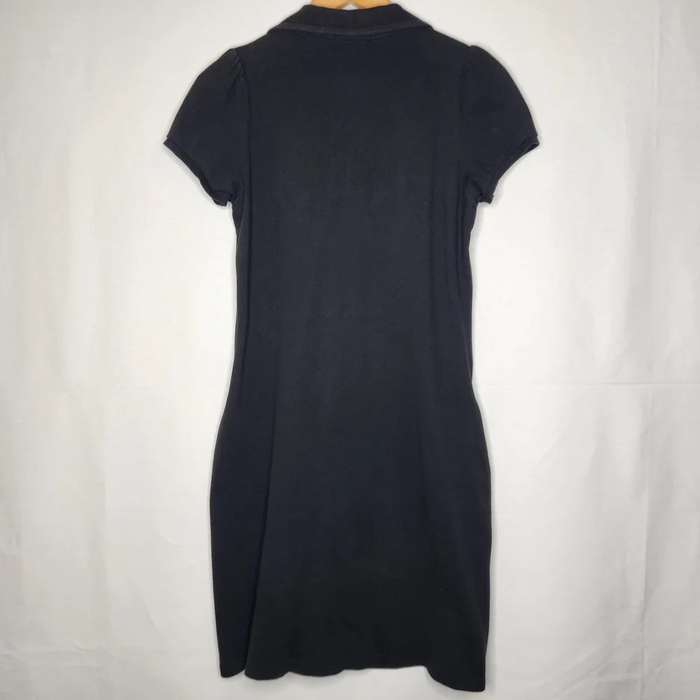 Burberry Black Short-Sleeve Polo Mini Dress - Picture 2 of 10